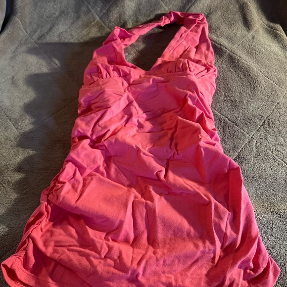 NWOT VICTORIA’S SECRET RIB LACE PINK TOP (LARGE) - Picture 6 of 7